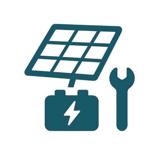 Solar Battery Installation icon