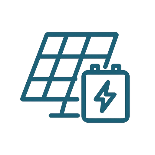 Solar Battery Installation icon