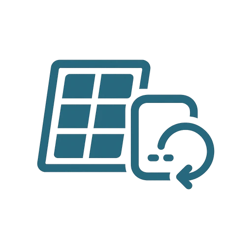 Residential Solar Installation icon