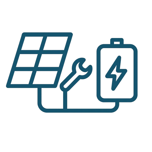 Solar Battery Installation icon