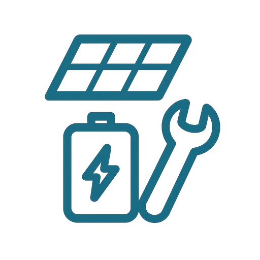 Solar Battery Installation icon