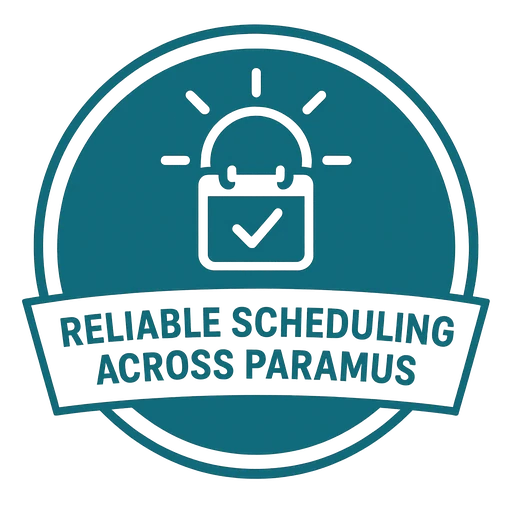 Reliable Scheduling Across Paramus