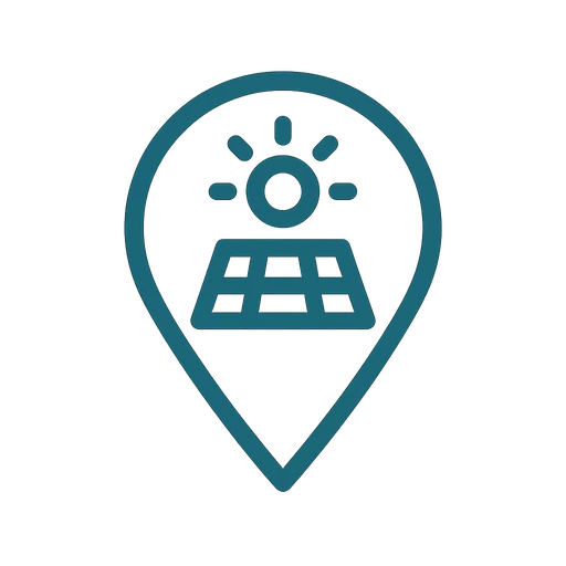 Icon representing professional solar installation tools and equipment